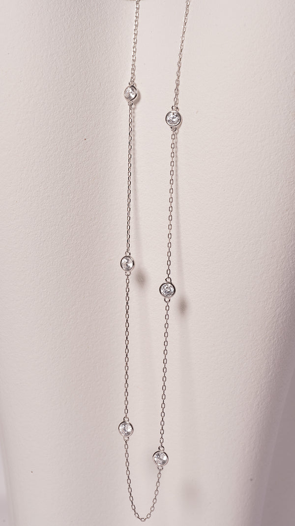 Petra Necklace Sterling Silver