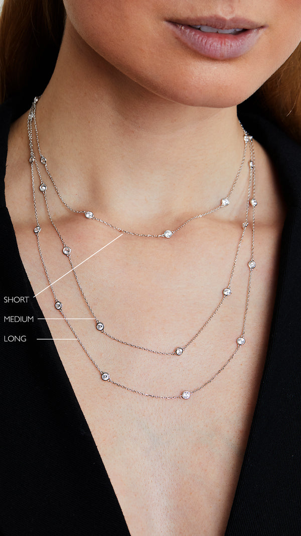 Petra Necklace Sterling Silver