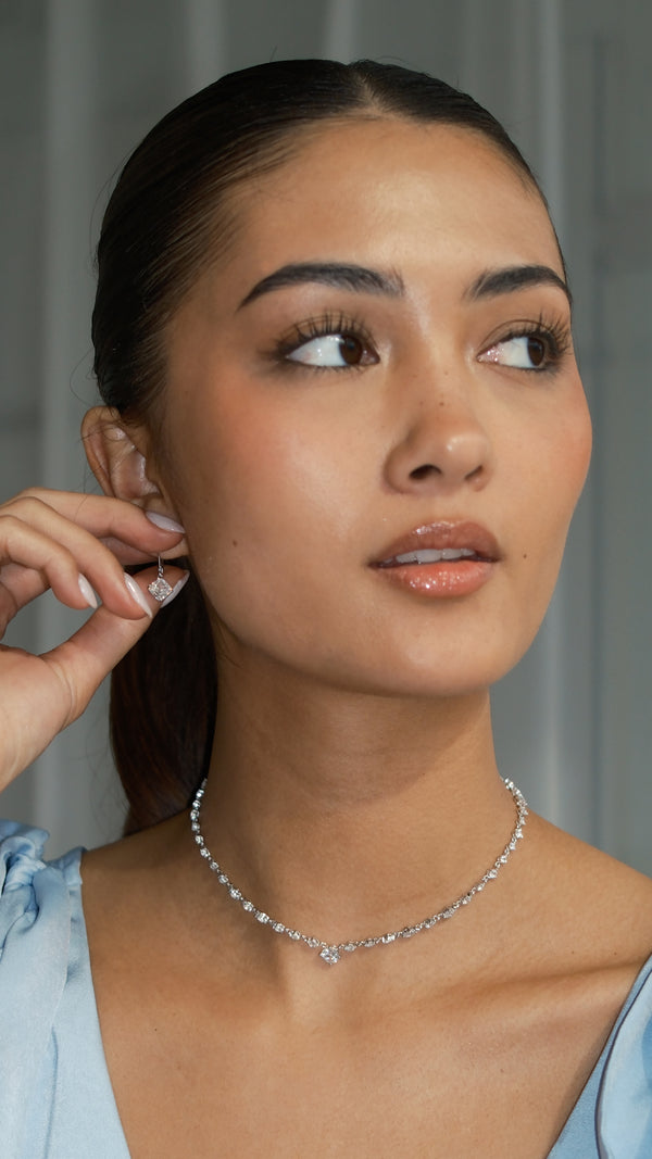 Paisley Earrings Sterling Silver