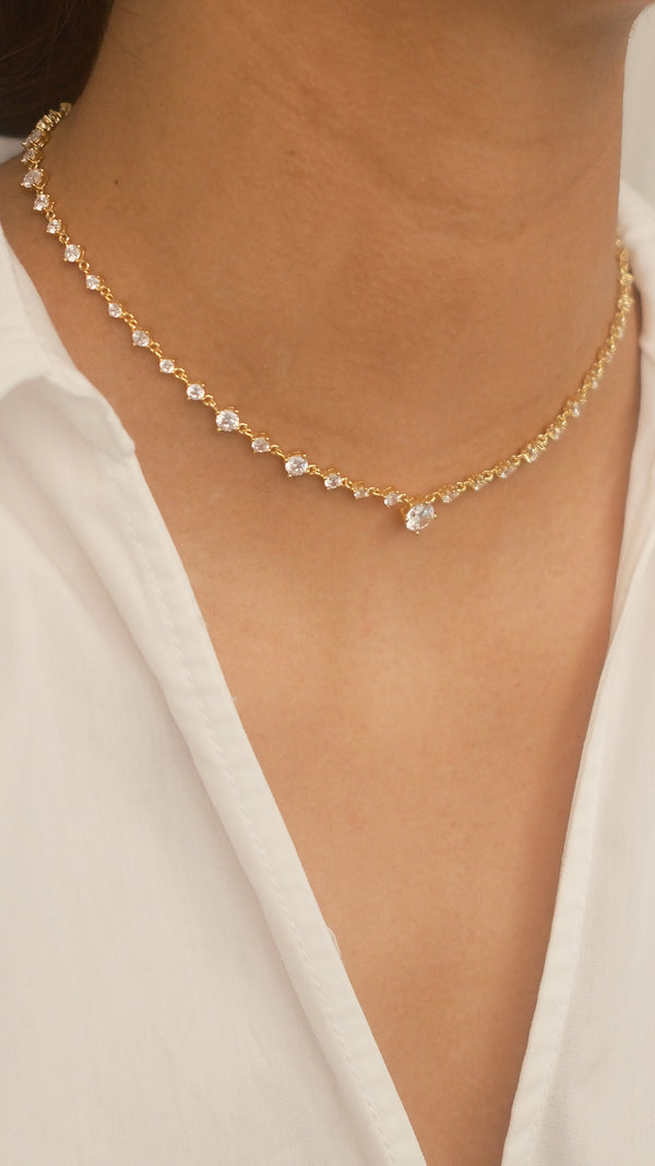 Phoenix Baby Necklace Gold Vermeil