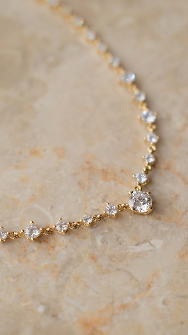 Phoenix Baby Necklace Gold Vermeil