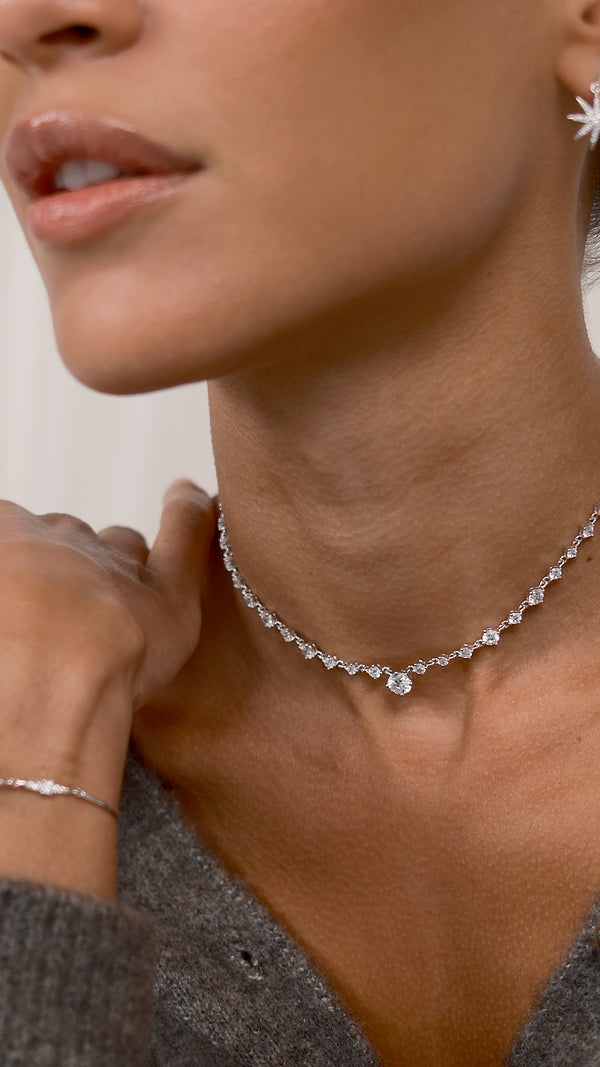 Phoenix Baby Necklace Sterling Silver