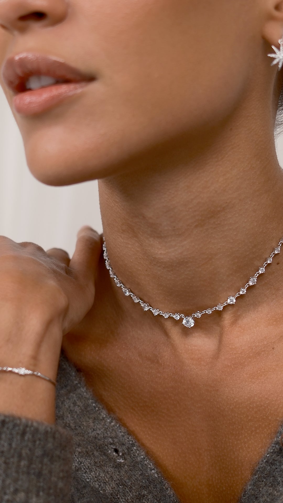 Phoenix Baby Necklace Sterling Silver