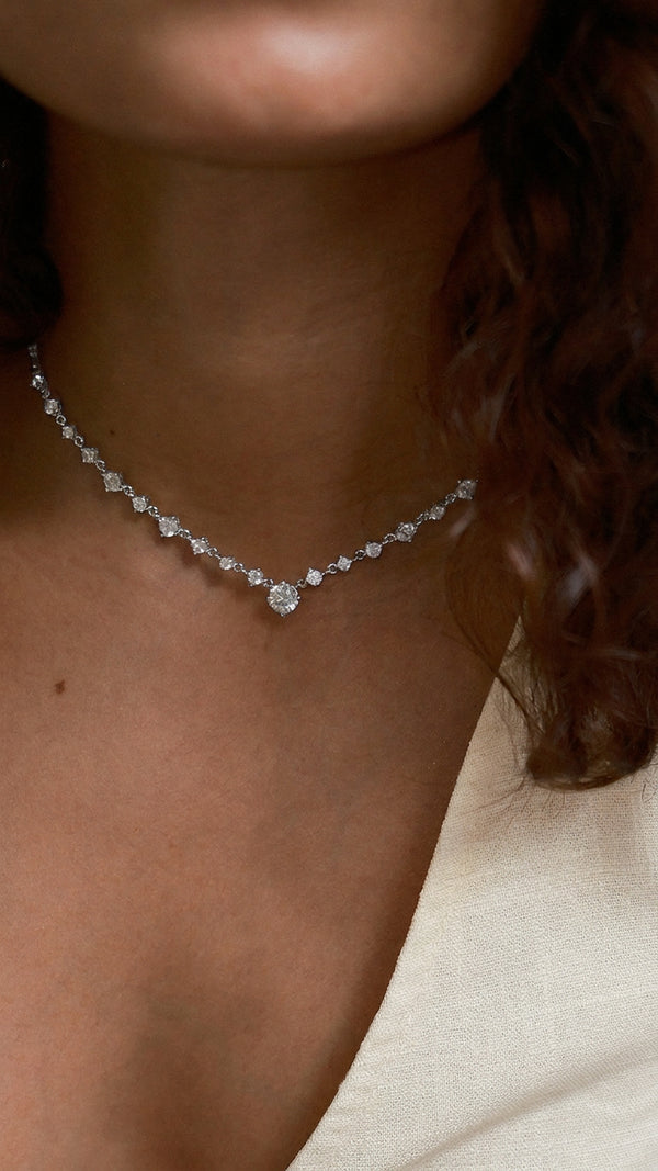 Phoenix Baby Necklace Sterling Silver