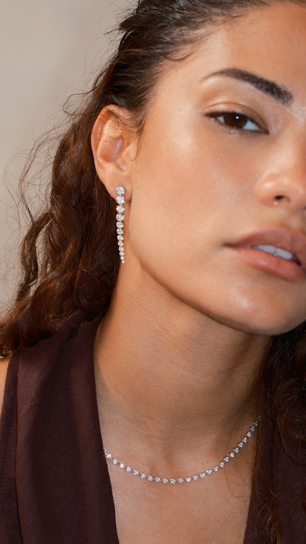 Quentin Earrings Sterling Silver