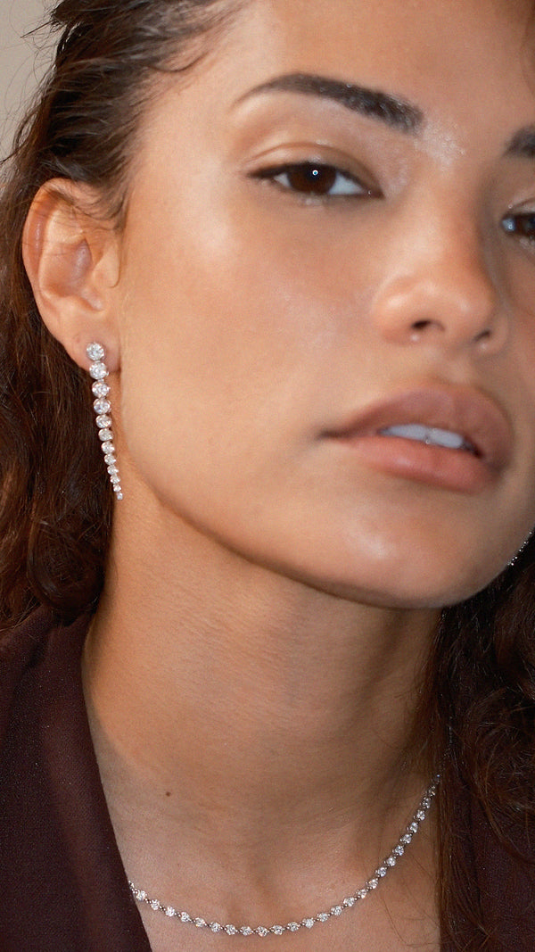 Quentin Earrings Sterling Silver
