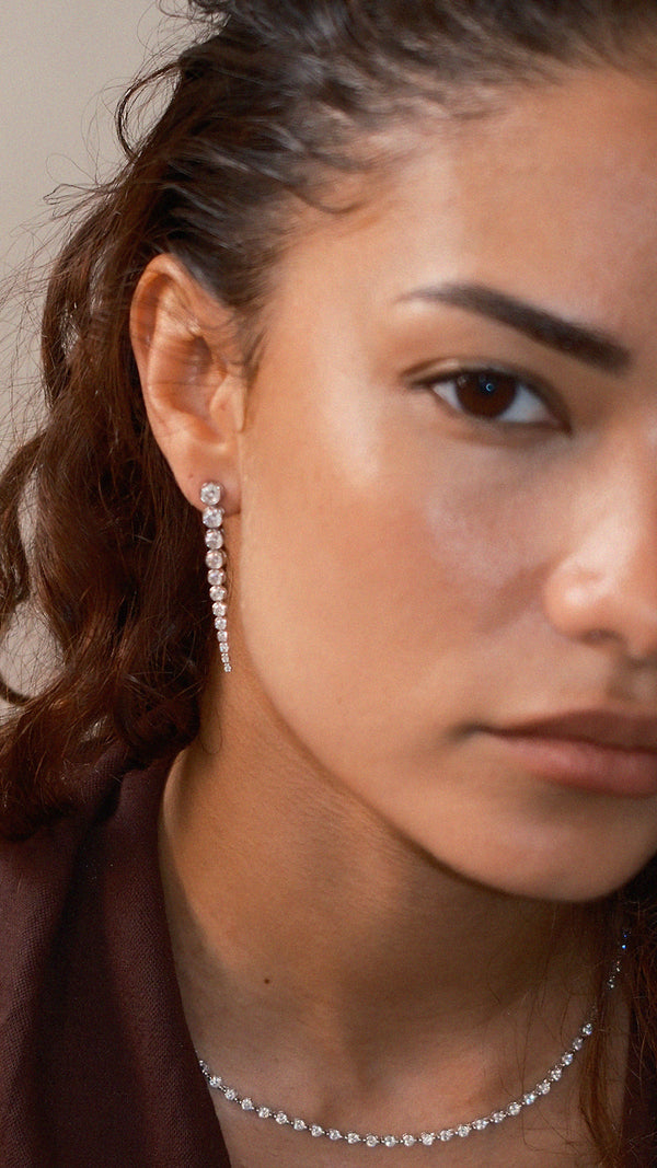 Quentin Earrings Sterling Silver