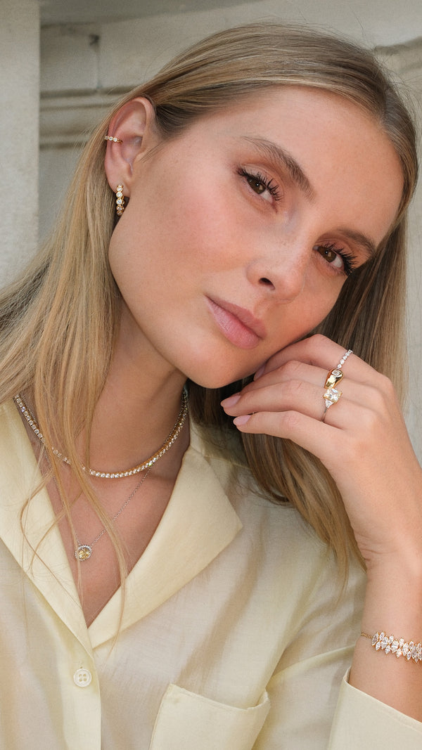 Cate Cuff Earring Gold Vermeil