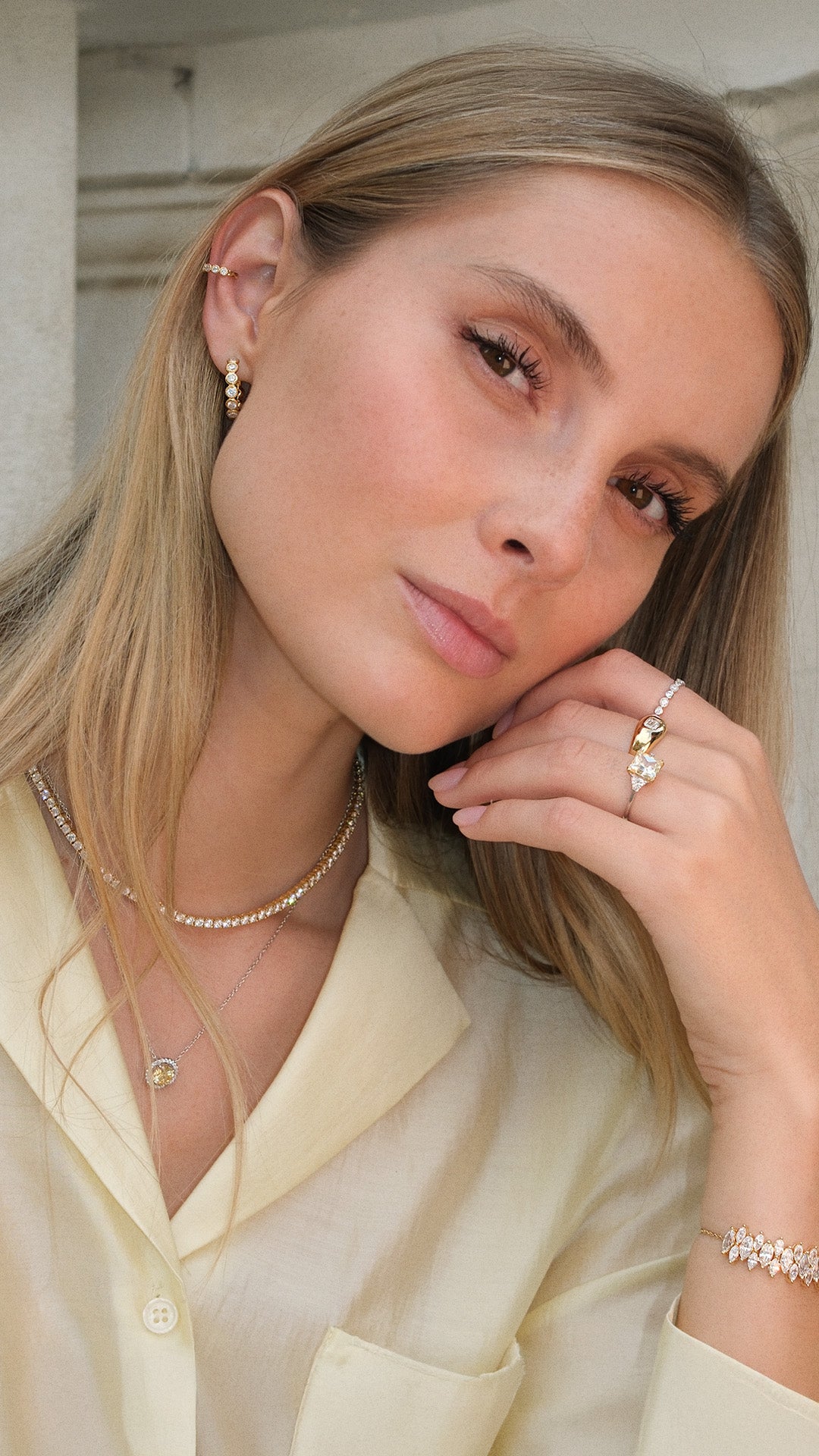 Cate Cuff Earring Gold Vermeil