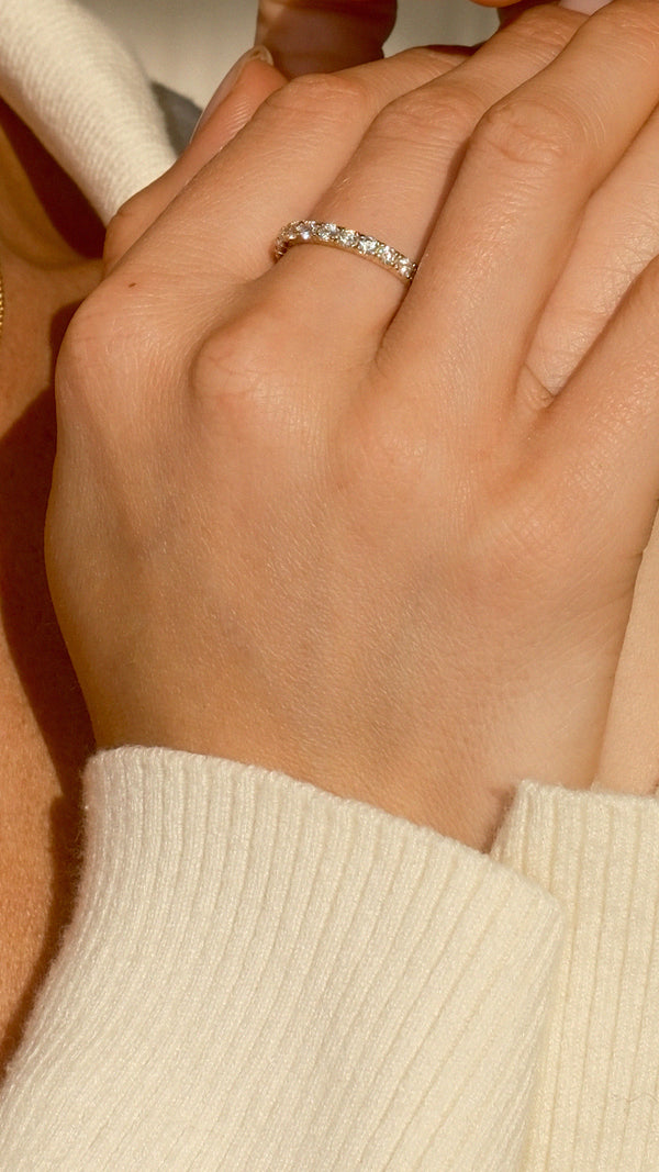Raina Eternity Ring 9K Yellow Gold