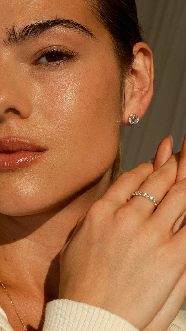 Raina Eternity Ring 9K Yellow Gold