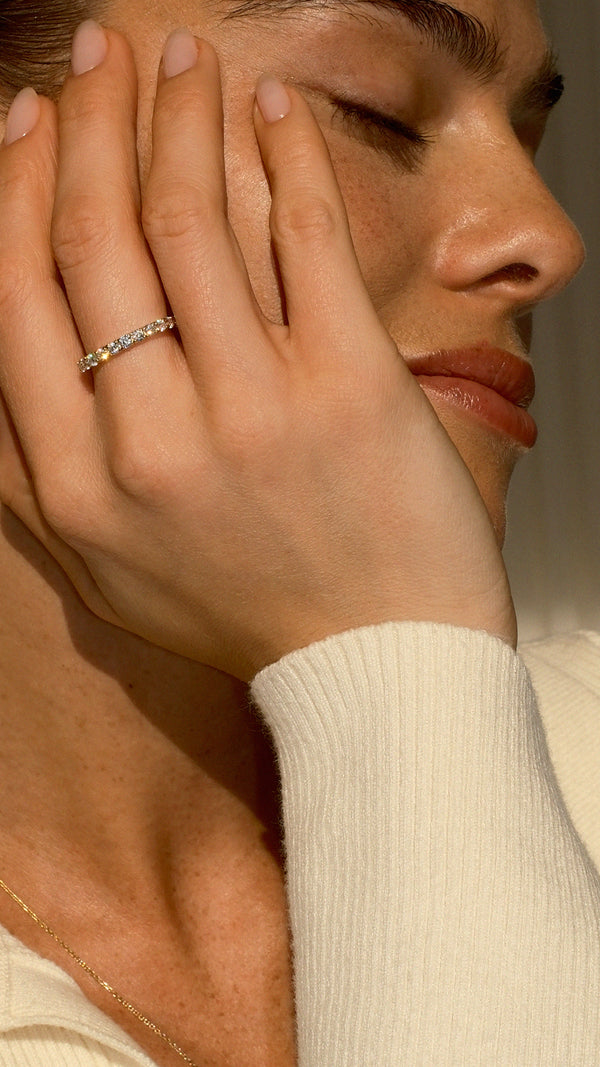 Raina Eternity Ring 9K Yellow Gold