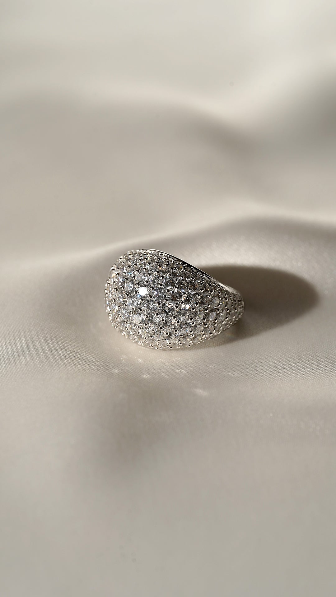 Reese Ring White Gold Plated