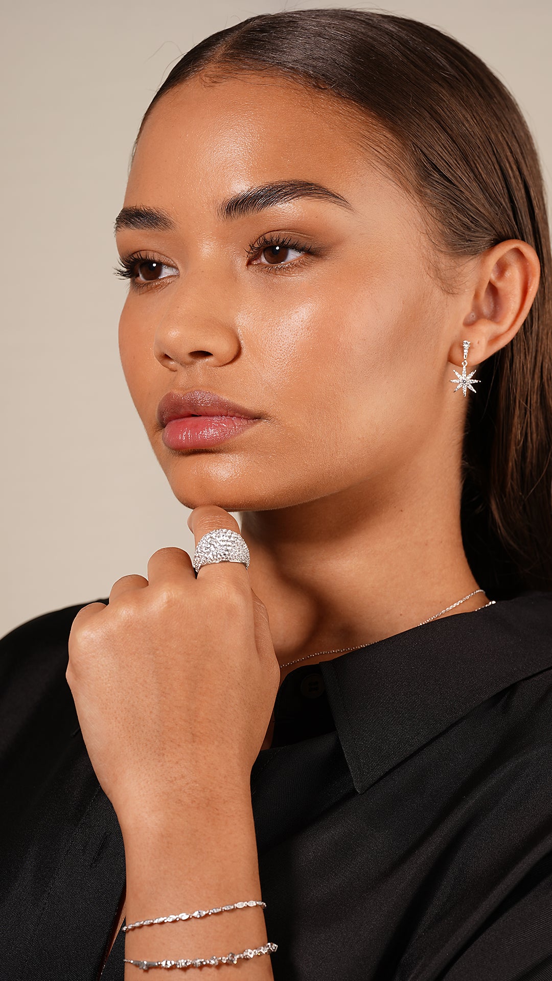 Nysa Drops in Sterling Silver by CARAT* LONDON CARAT* London UK