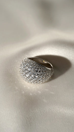Reese Ring White Gold Plated