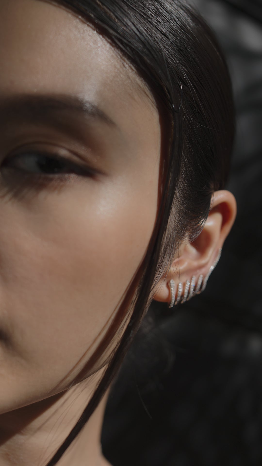 Rocco Ear Climber Silver