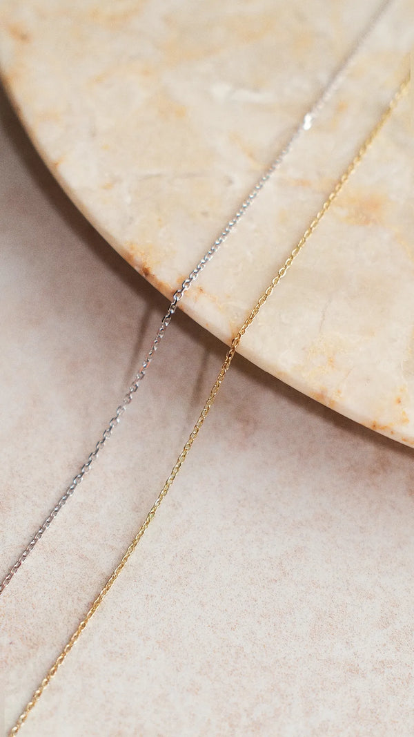 9K Yellow Gold Rolo Chain