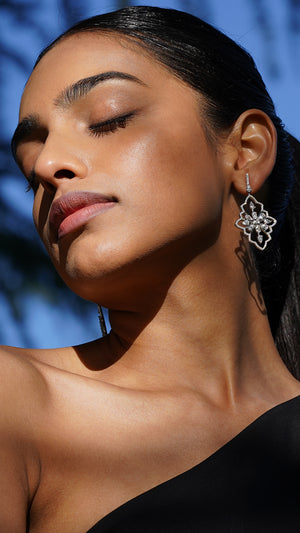 Rozeta Earrings Silver