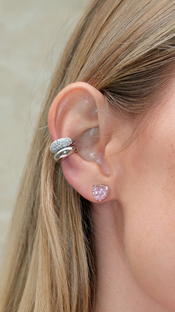 Hera Cuff Earring Nude Sterling Silver