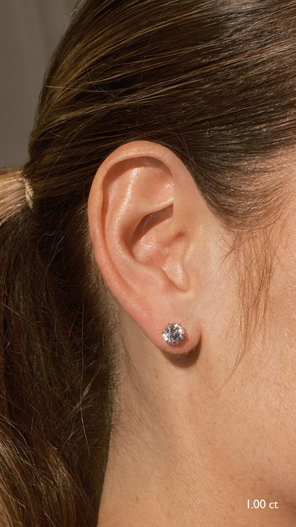 Fiona Stud Earrings 9K Yellow Gold