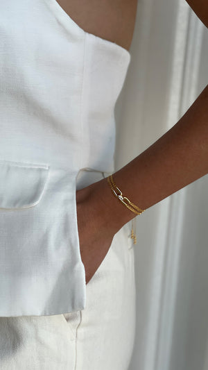 Stevie Bracelet 18K Gold Vermeil