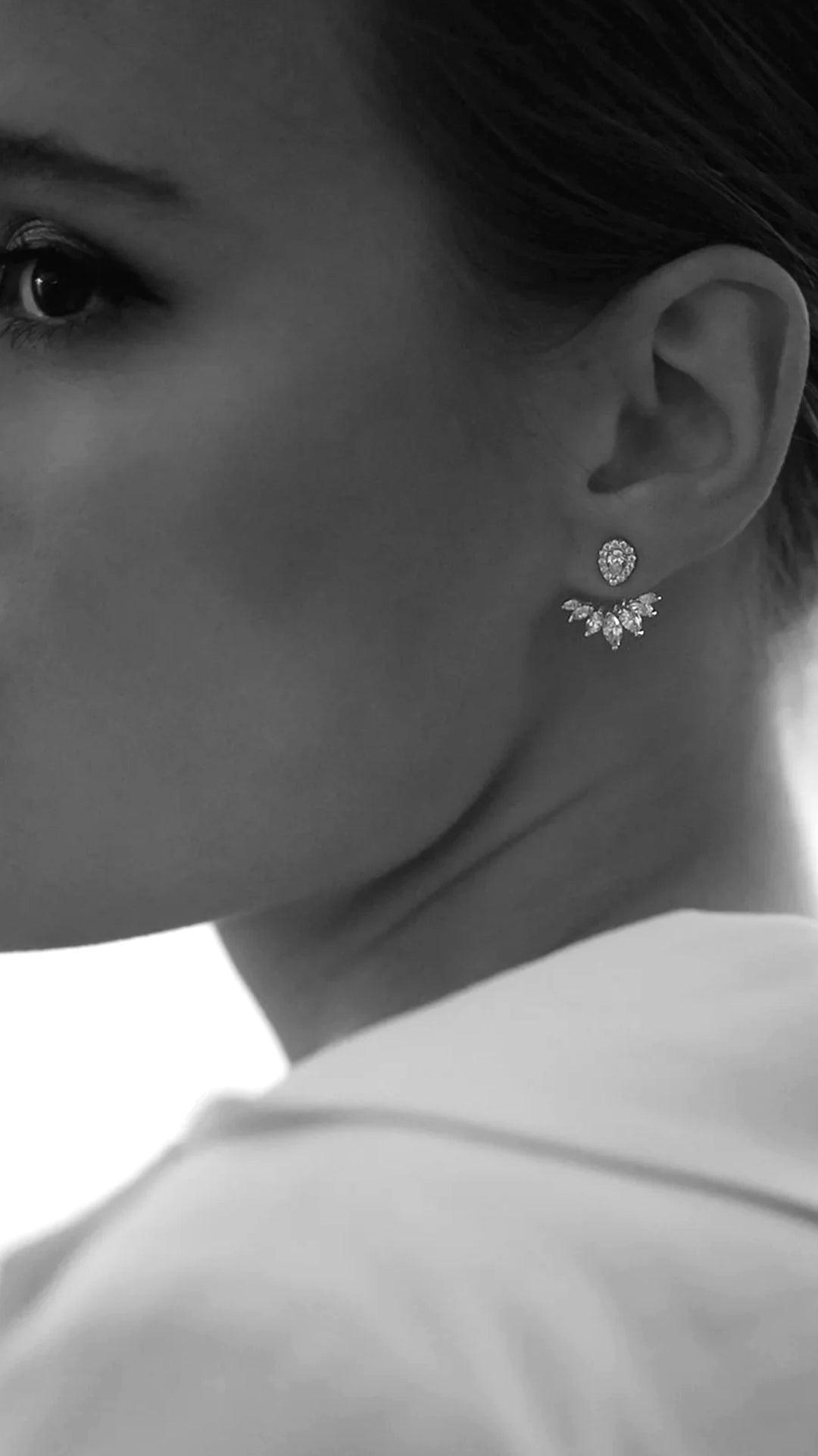 Suriya Ear Jacket Earrings Sterling Silver