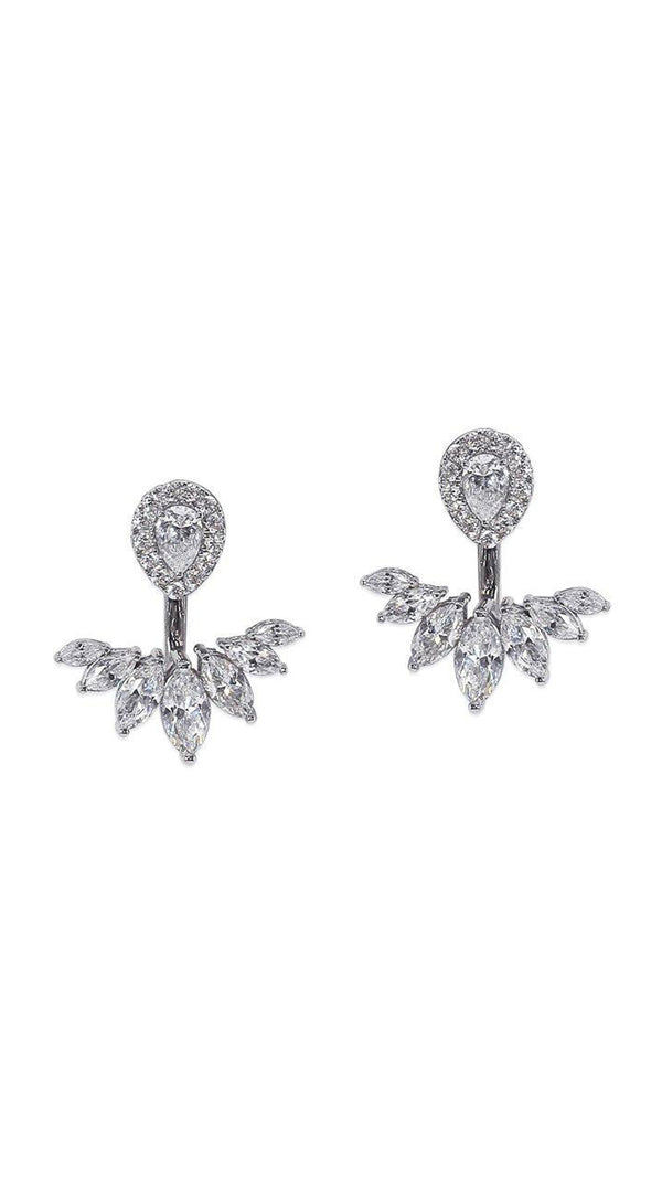 Suriya Ear Jacket Earrings Sterling Silver