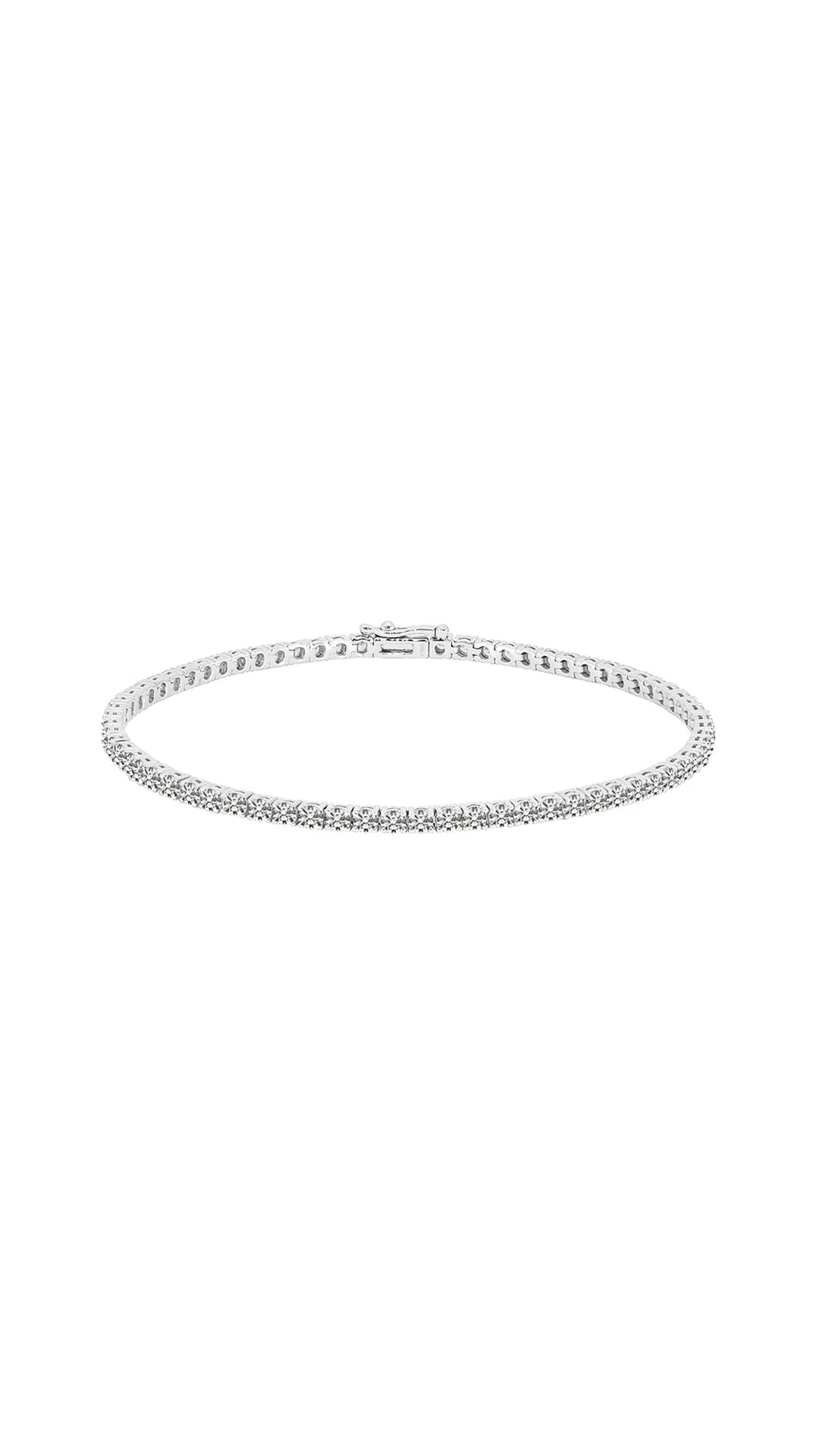 Sabrina Diamond Bracelet 14K White Gold