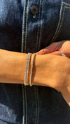 14K Yellow Gold Lab Grown Diamond Bracelets