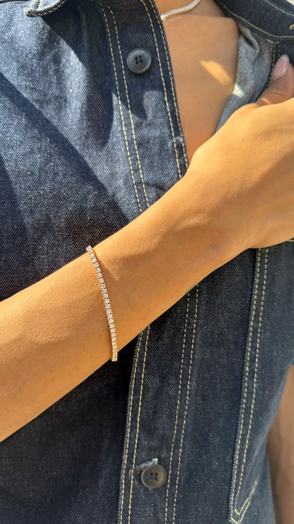 Sabrina Bracelet 14K  Gold Lab Grown Diamonds