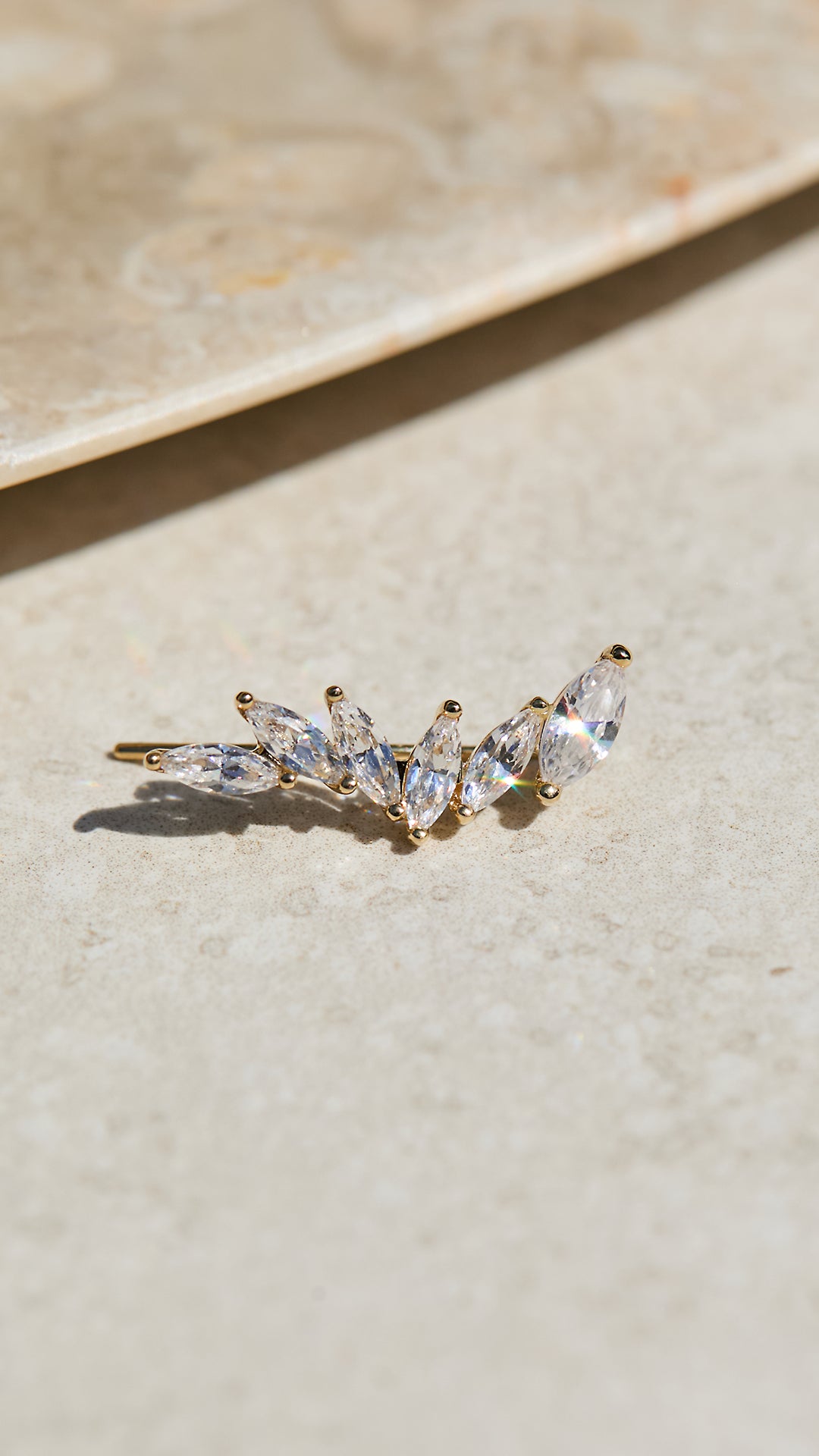 Skylar Climber Earrings Gold Vermeil