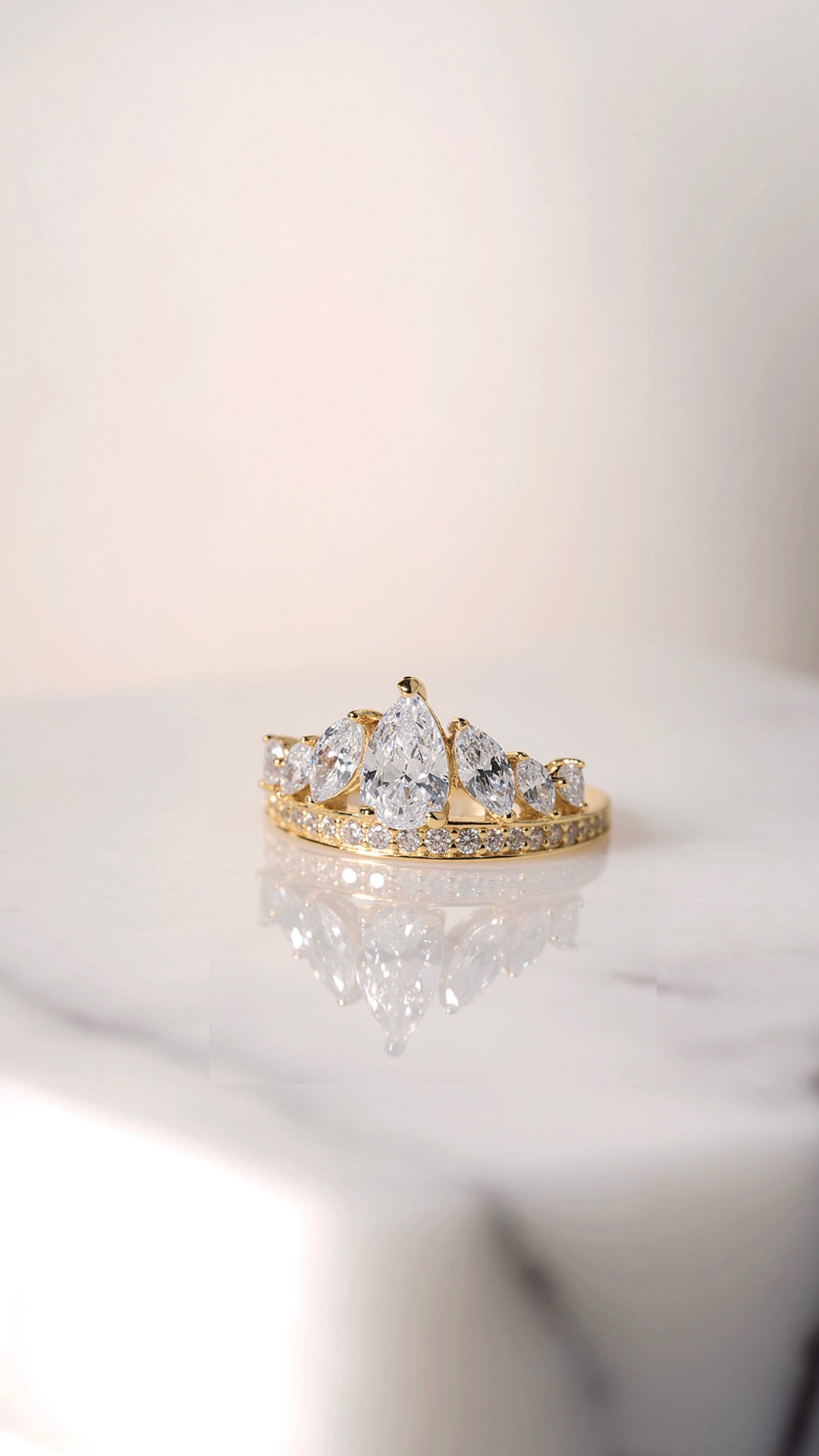 Solana Ring Gold Vermeil