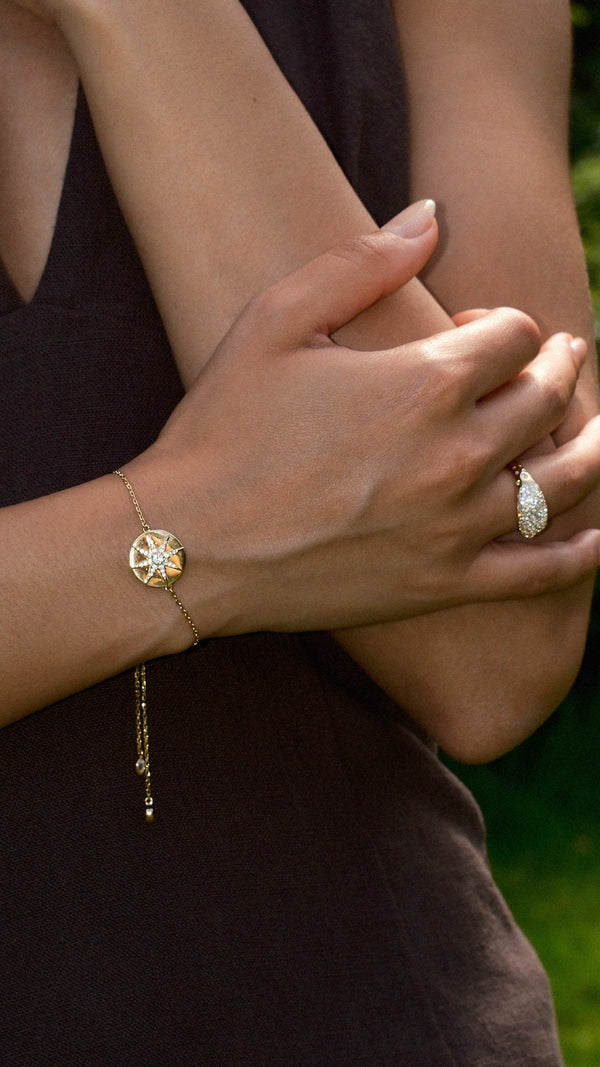 Hera Pavé Ring Gold Vermeil