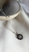 Sora Necklace White Gold Plated