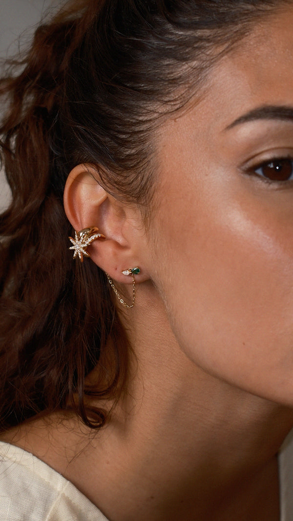 Stella Cuff Earring Gold Vermeil