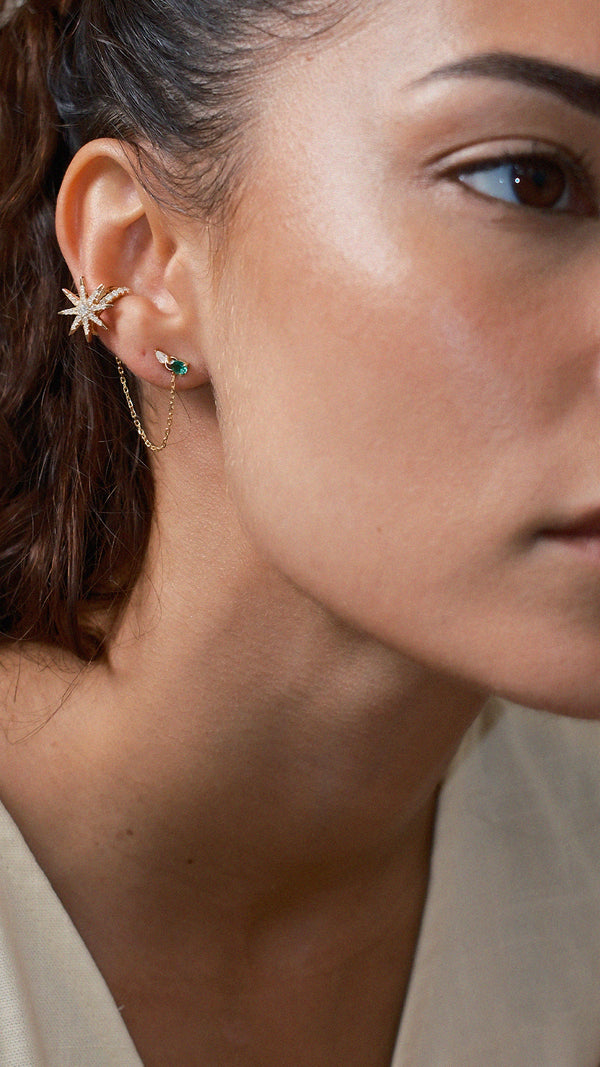 Stella Cuff Earring Gold Vermeil