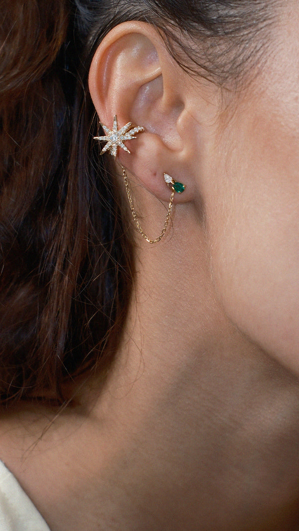 Stella Cuff Earring Gold Vermeil