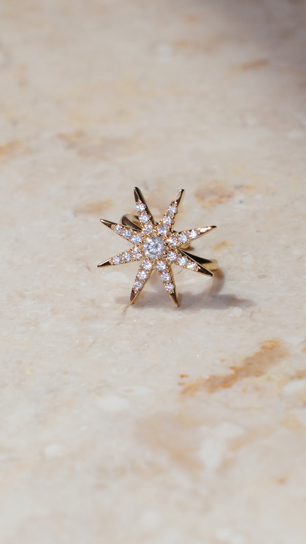 Stella Cuff Earring Gold Vermeil