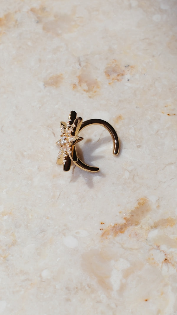 Stella Cuff Earring Gold Vermeil