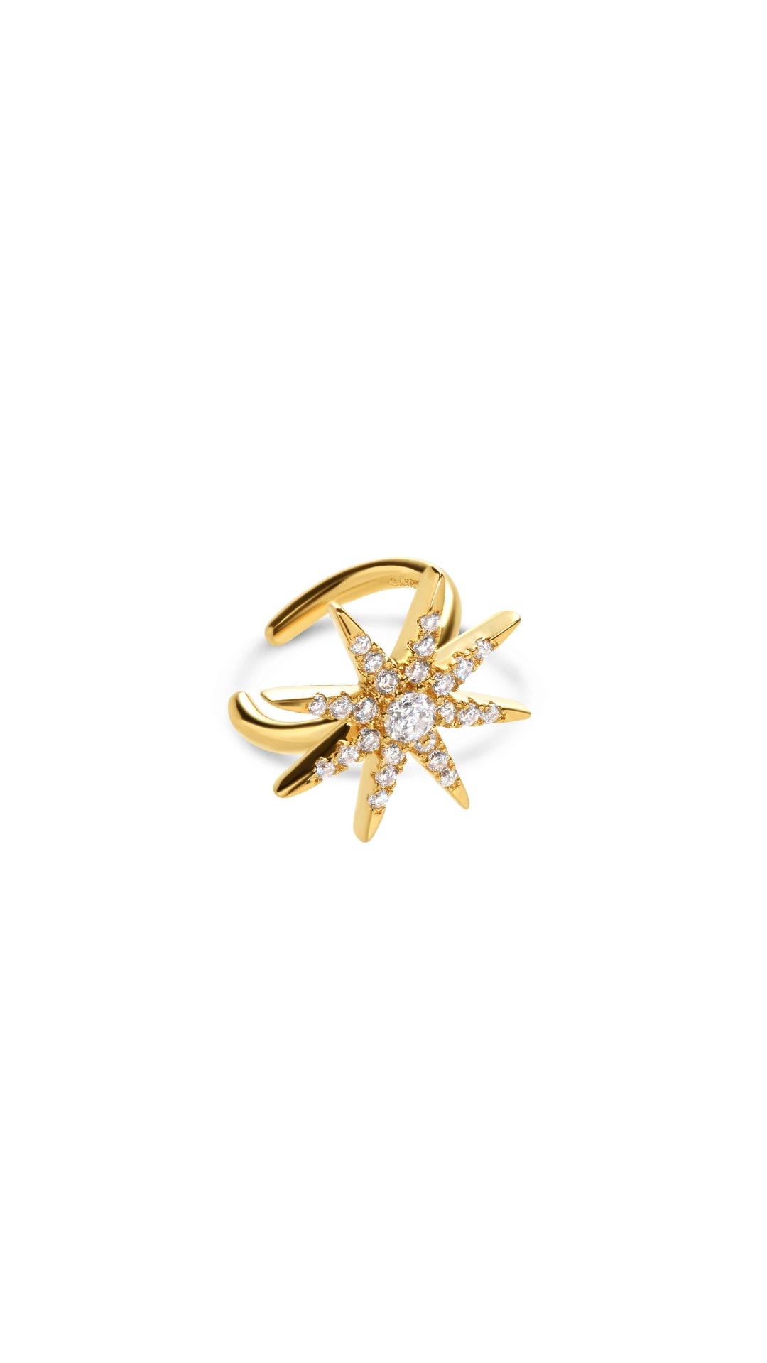 Stella Cuff Earring Gold Vermeil
