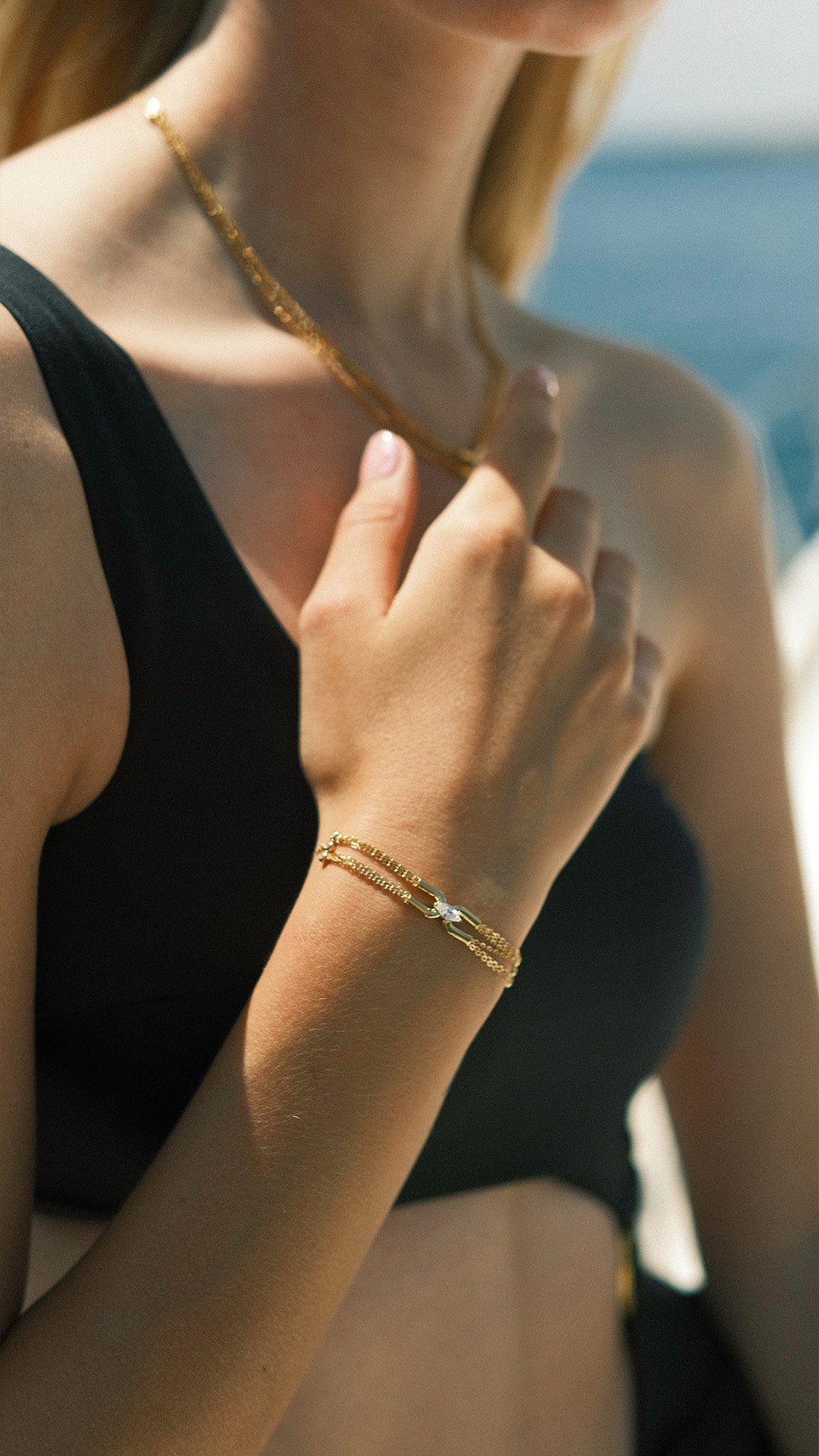 Stevie Bracelet Gold Vermeil