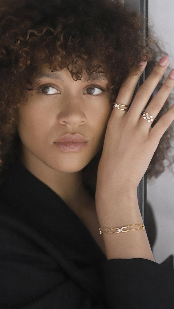 Stevie Bracelet Gold Vermeil