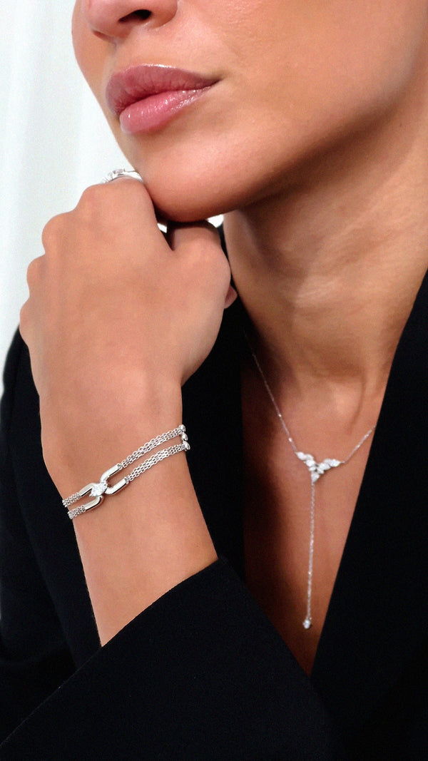 Stevie Bracelet Sterling Silver