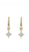 Thea Princess Earrings Gold Vermeil