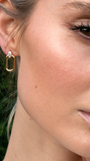 Tori Earrings 18K Gold Vermeil