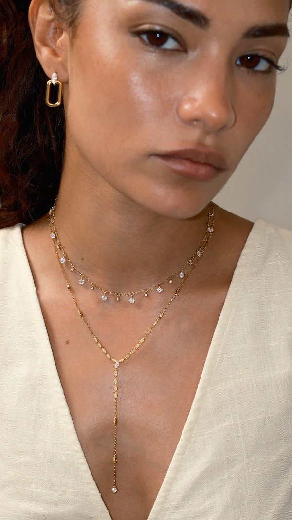 Lisbet Necklace Gold Vermeil