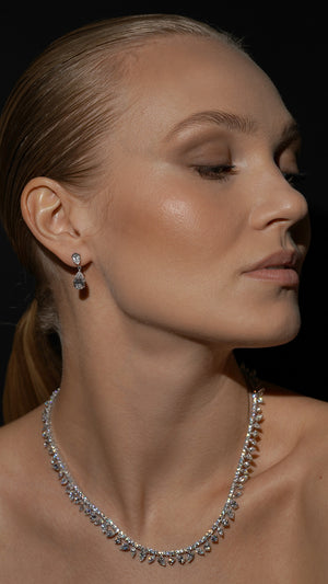 Arabella Earrings White Gold