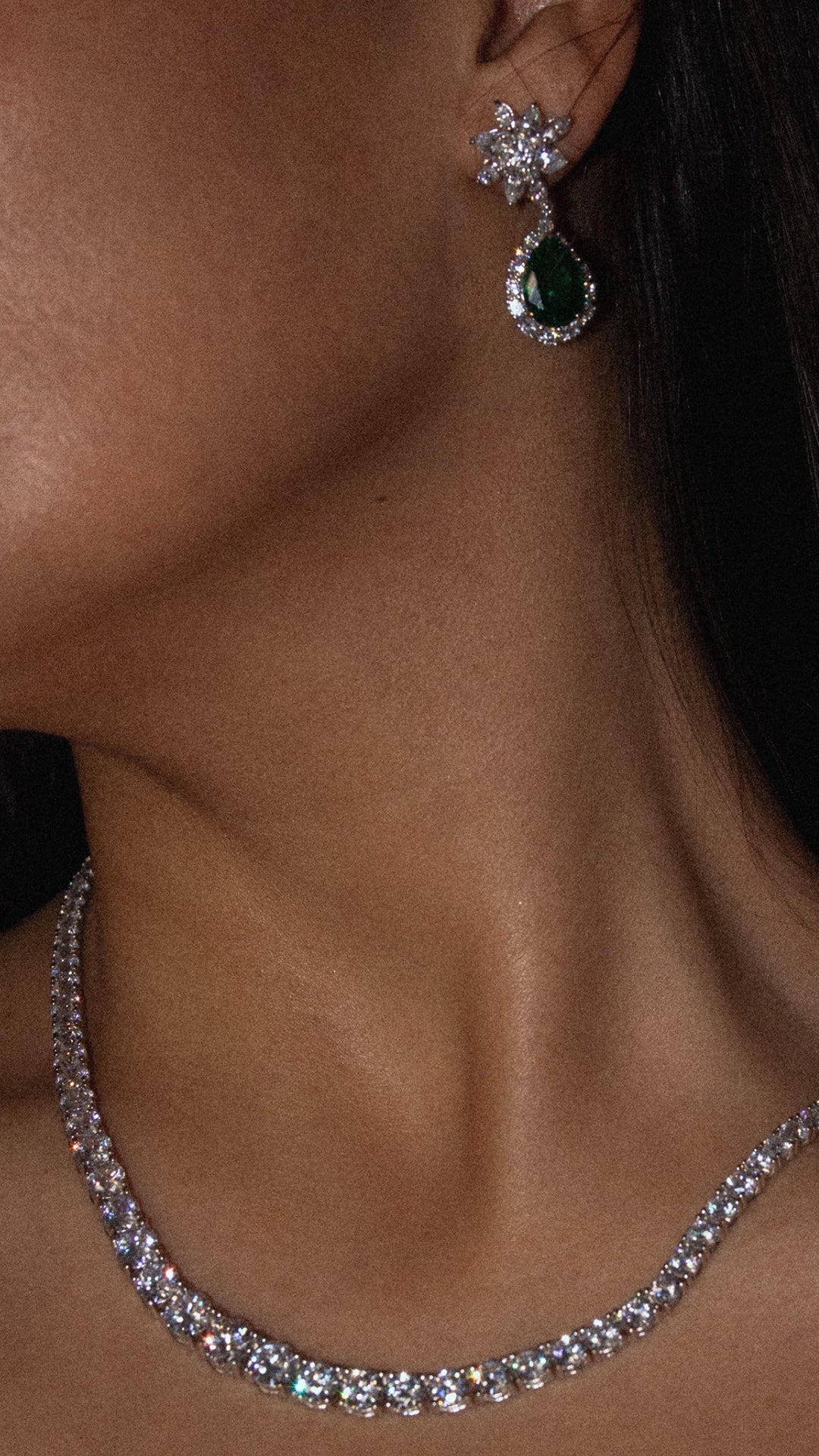 Taryn Gradient Necklace Sterling Silver
