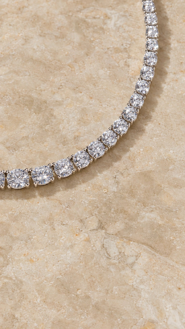 Taryn Gradient Necklace Sterling Silver