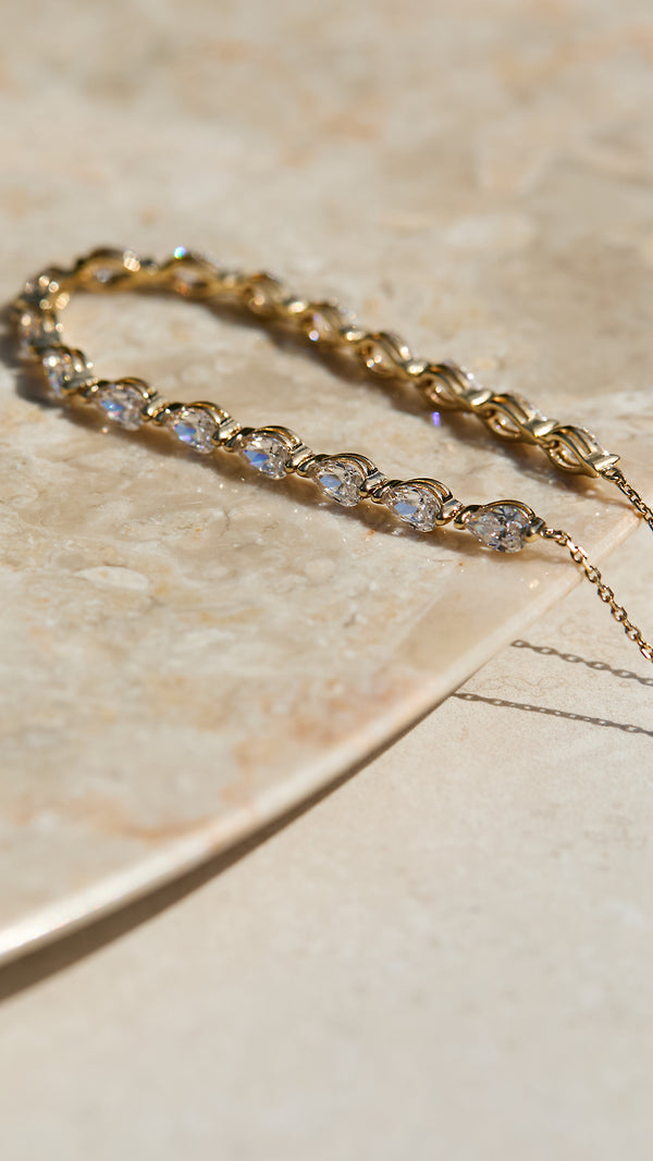 Tegan Bracelet Gold Vermeil